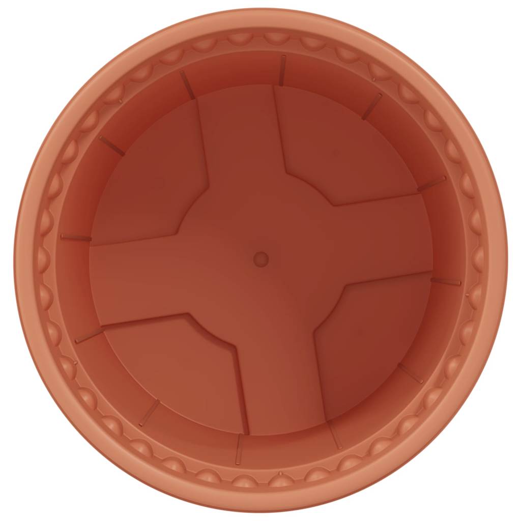 Στρογγυλή Γλάστρα Λουλουδιών 24 pcs Κεραμιδί Ø 15 x 12 cm