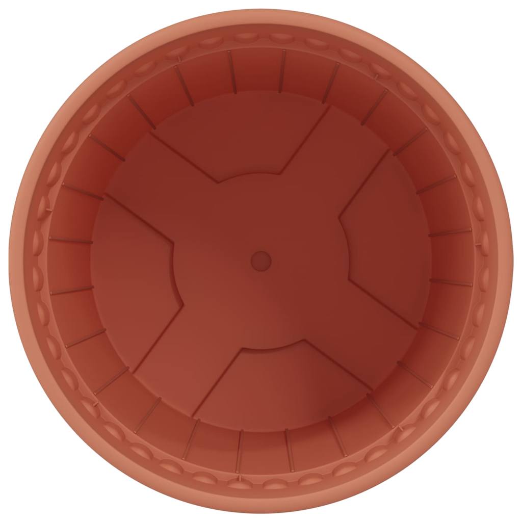 Στρογγυλή Γλάστρα Λουλουδιών 24 pcs Κεραμιδί Ø 19 x 16 εκ