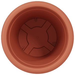 Στρογγυλή Γλάστρα Λουλουδιών 6 pcs Κεραμιδί Ø 26 x 21.5 εκ. - Pakobazaar