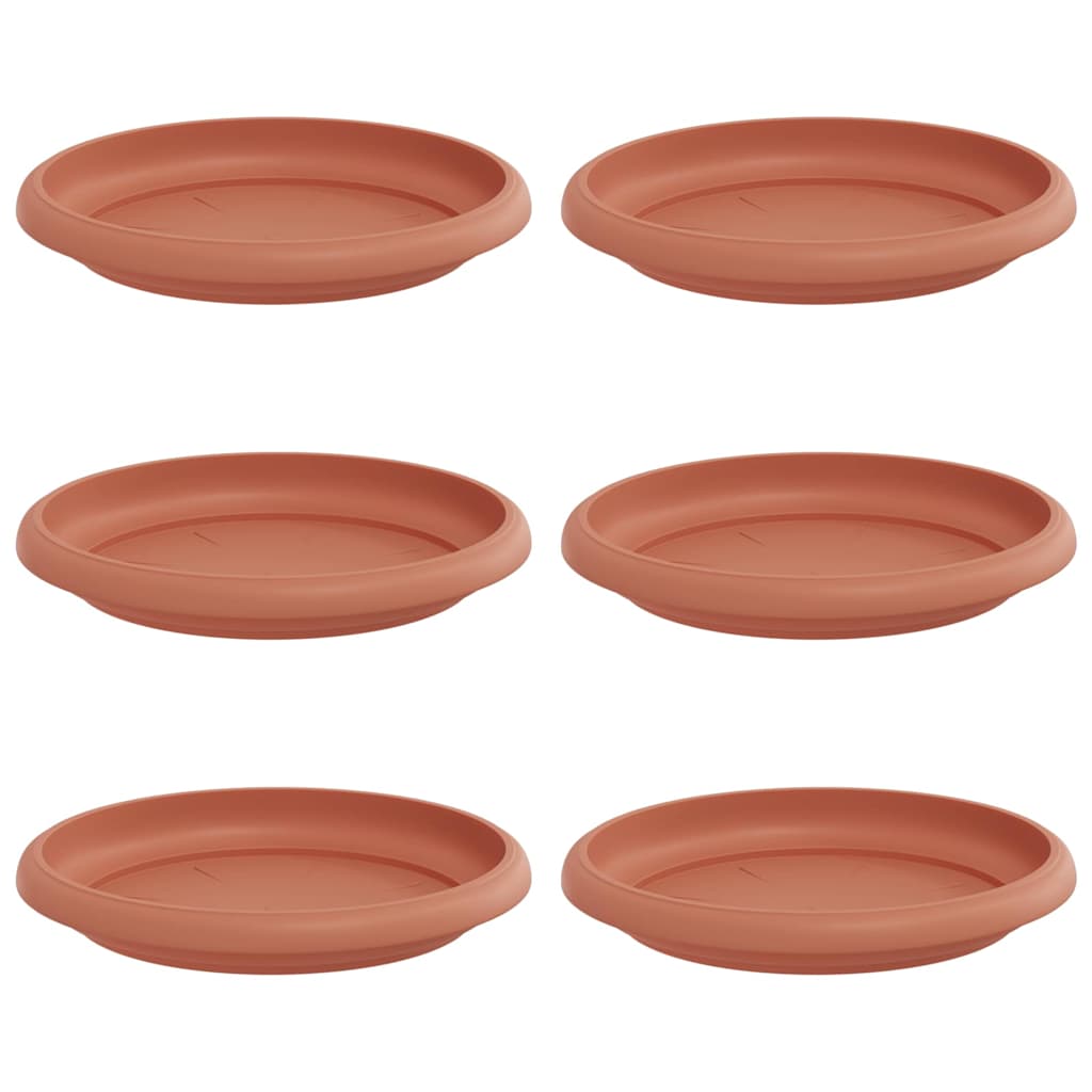 Στρογγυλός Δίσκος Λουλουδιών 6 pcs Κεραμιδί Ø 14 x 2 εκ - Pakobazaar