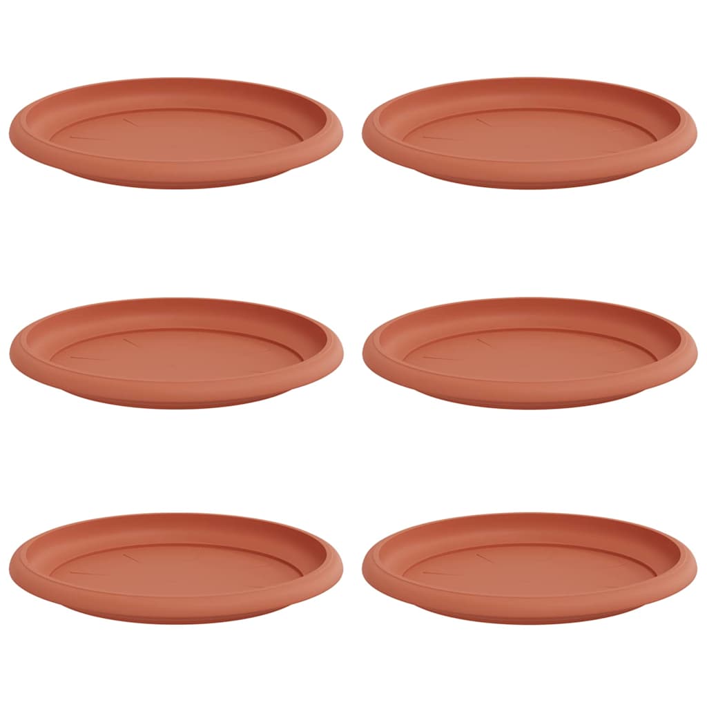 Στρογγυλός Δίσκος Λουλουδιών 6 pcs Κεραμιδί Ø 19 x 2 εκ - Pakobazaar
