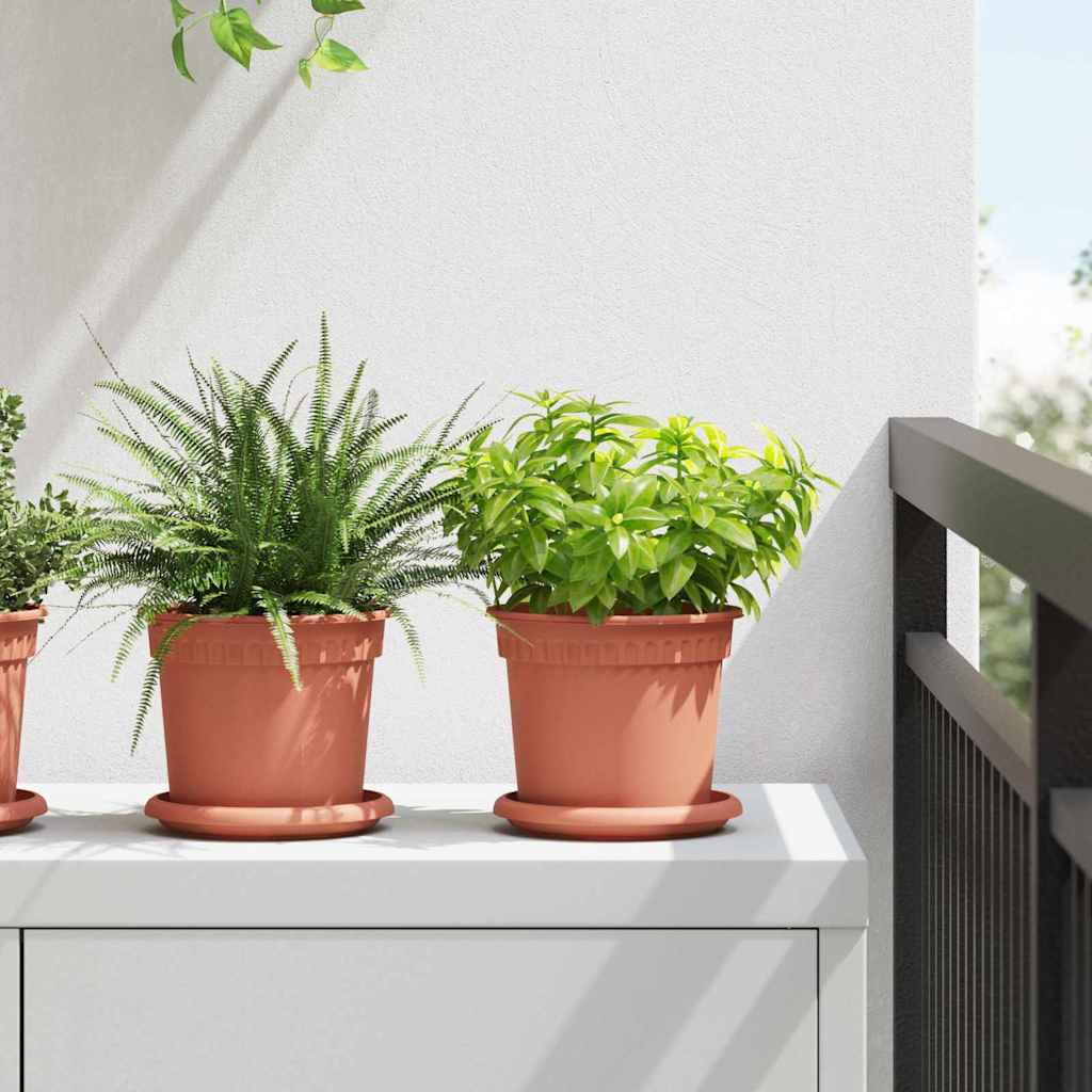 Στρογγυλός Δίσκος Λουλουδιών 24 pcs Κεραμιδί Ø 14 x 2 εκ - Pakobazaar