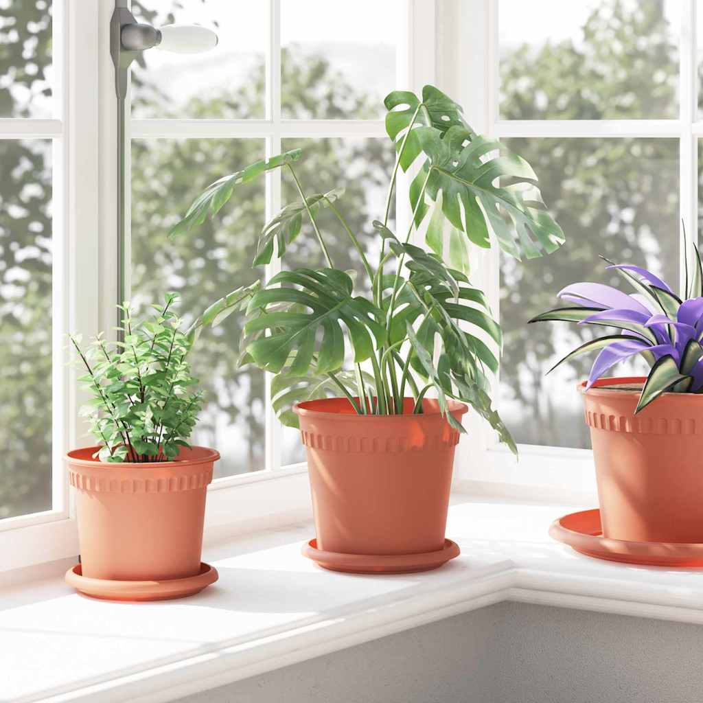 Στρογγυλός Δίσκος Λουλουδιών 24 pcs Κεραμιδί Ø 14 x 2 εκ - Pakobazaar