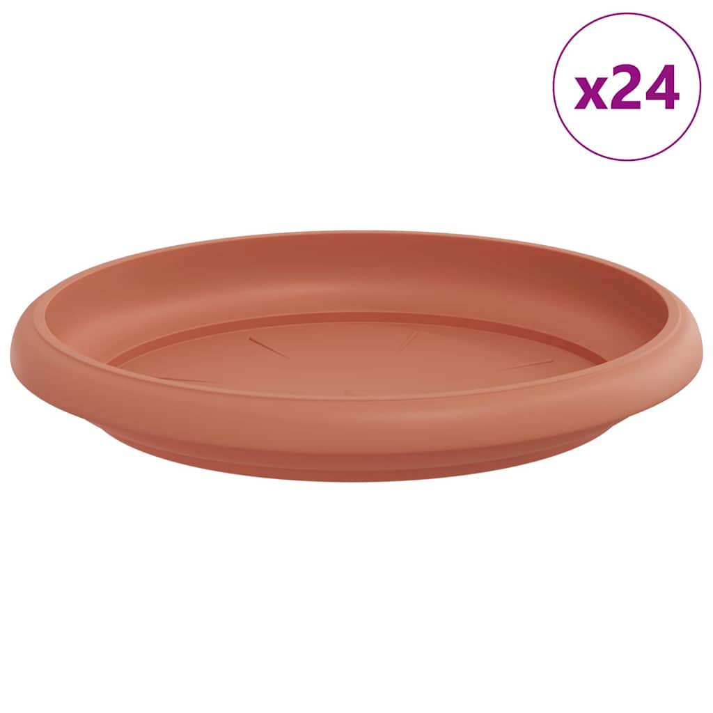 Στρογγυλός Δίσκος Λουλουδιών 24 pcs Κεραμιδί Ø 14 x 2 εκ - Pakobazaar