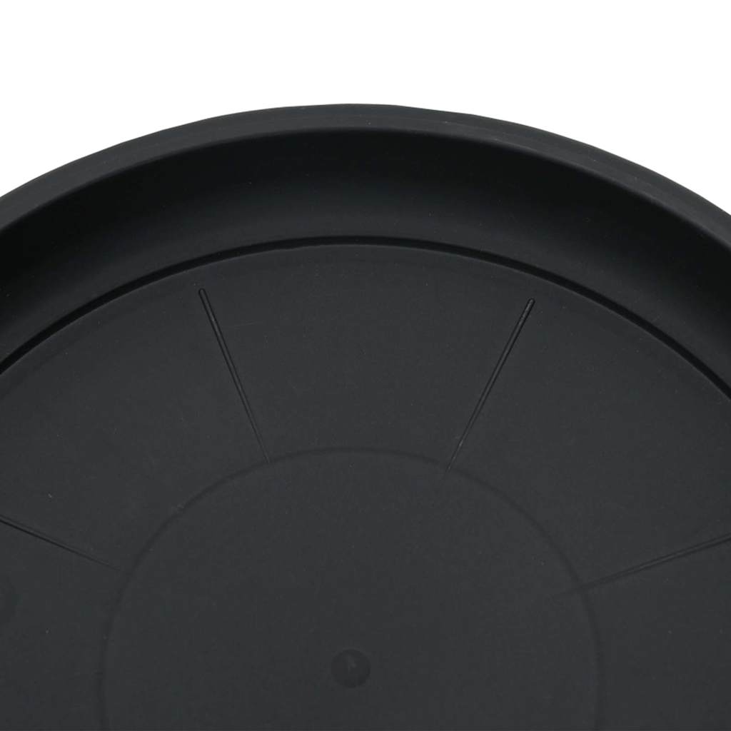 Στρογγυλός Δίσκος Λουλουδιών 24 pcs Μαύρο Ø 17,5 x 2 εκ - Pakobazaar