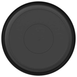 Στρογγυλός Δίσκος Λουλουδιών 24 pcs Μαύρο Ø 27 x 2,5 εκ - Pakobazaar