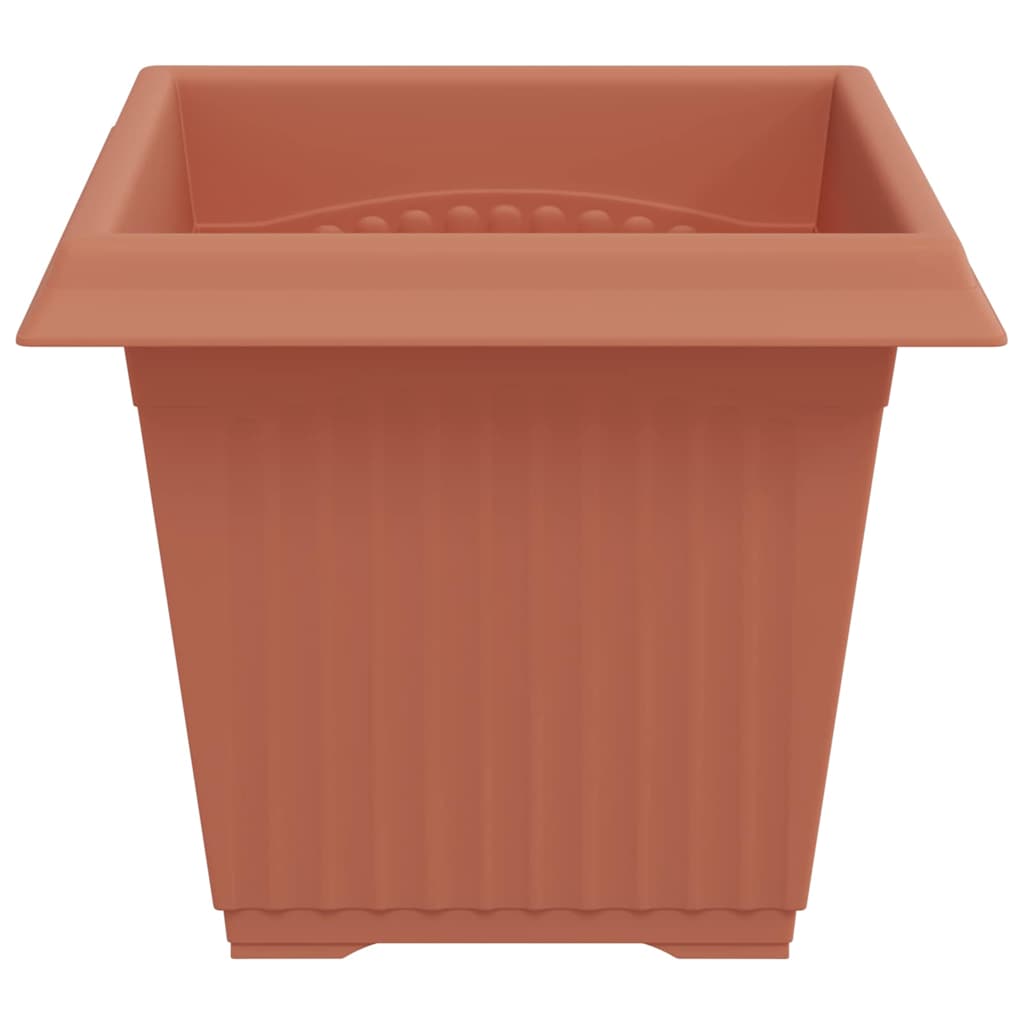 Τετράγωνη Γλάστρα για Λουλούδια 24 pcs Κεραμιδί 20 x 20 x 16 εκ - Pakobazaar