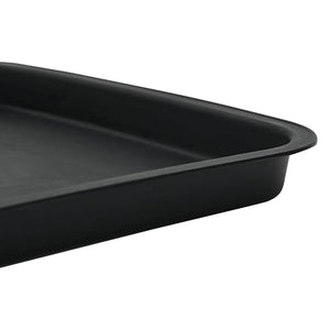 Τετραγωνικός Δίσκος Λουλουδιών 24 pcs Μαύρο 36 x 36 x 2.5 εκ. - Pakobazaar