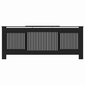 Καπάκι Καλοριφέρ 2 pcs Μαύρο 205 x 20,5 x 81,5 εκ. - Pakobazaar
