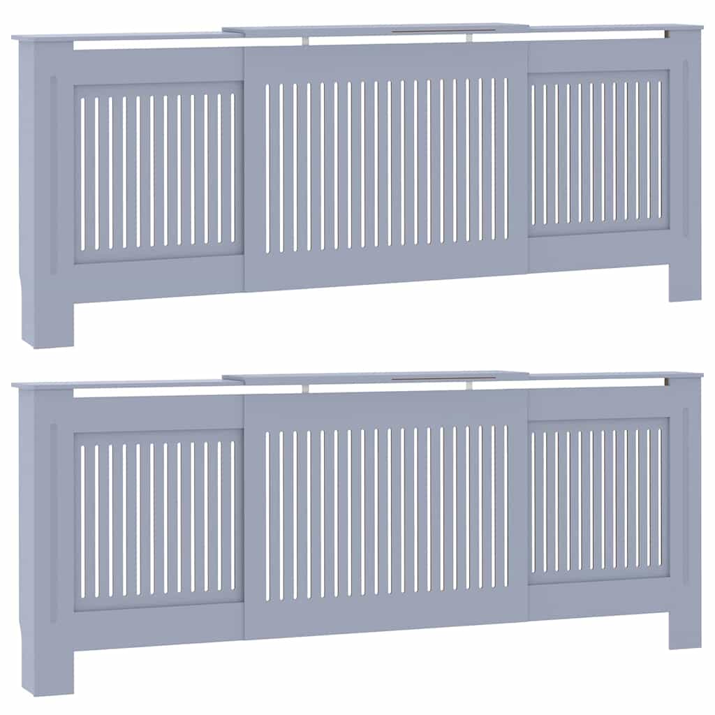 Καπάκι Καλοριφέρ 2 pcs Γκρι 205 x 20,5 x 81,5 εκ. - Pakobazaar