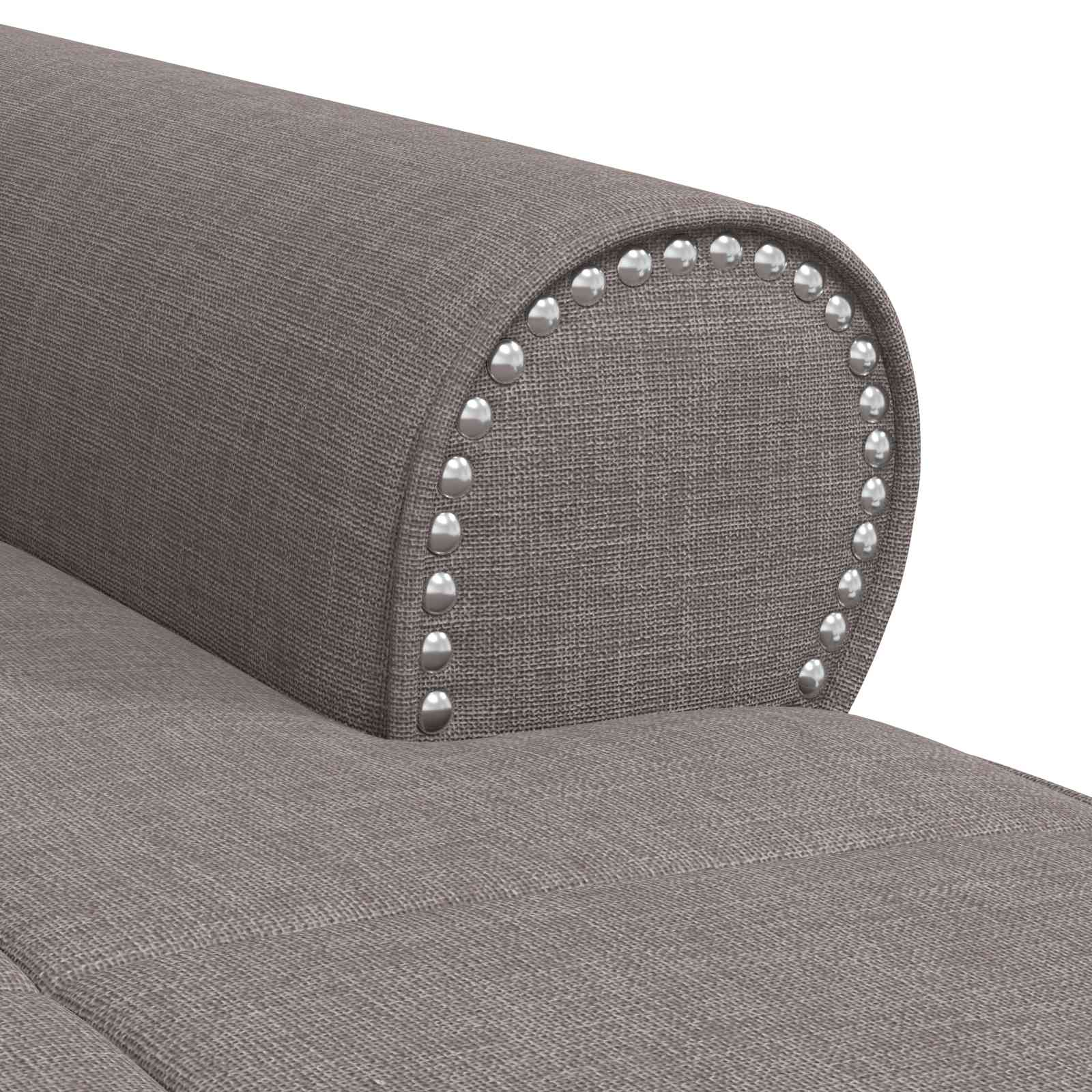 Χαλάρωση με μαξιλάρι Taupe 91 x 157 x 91 εκ. ύφασμα - Pakobazaar