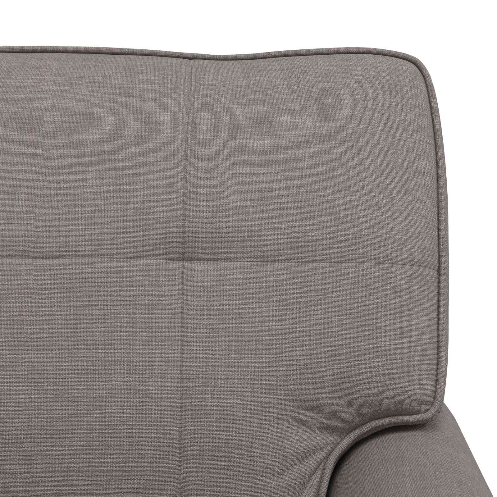 Χαλάρωση με μαξιλάρι Taupe 91 x 157 x 91 εκ. ύφασμα - Pakobazaar