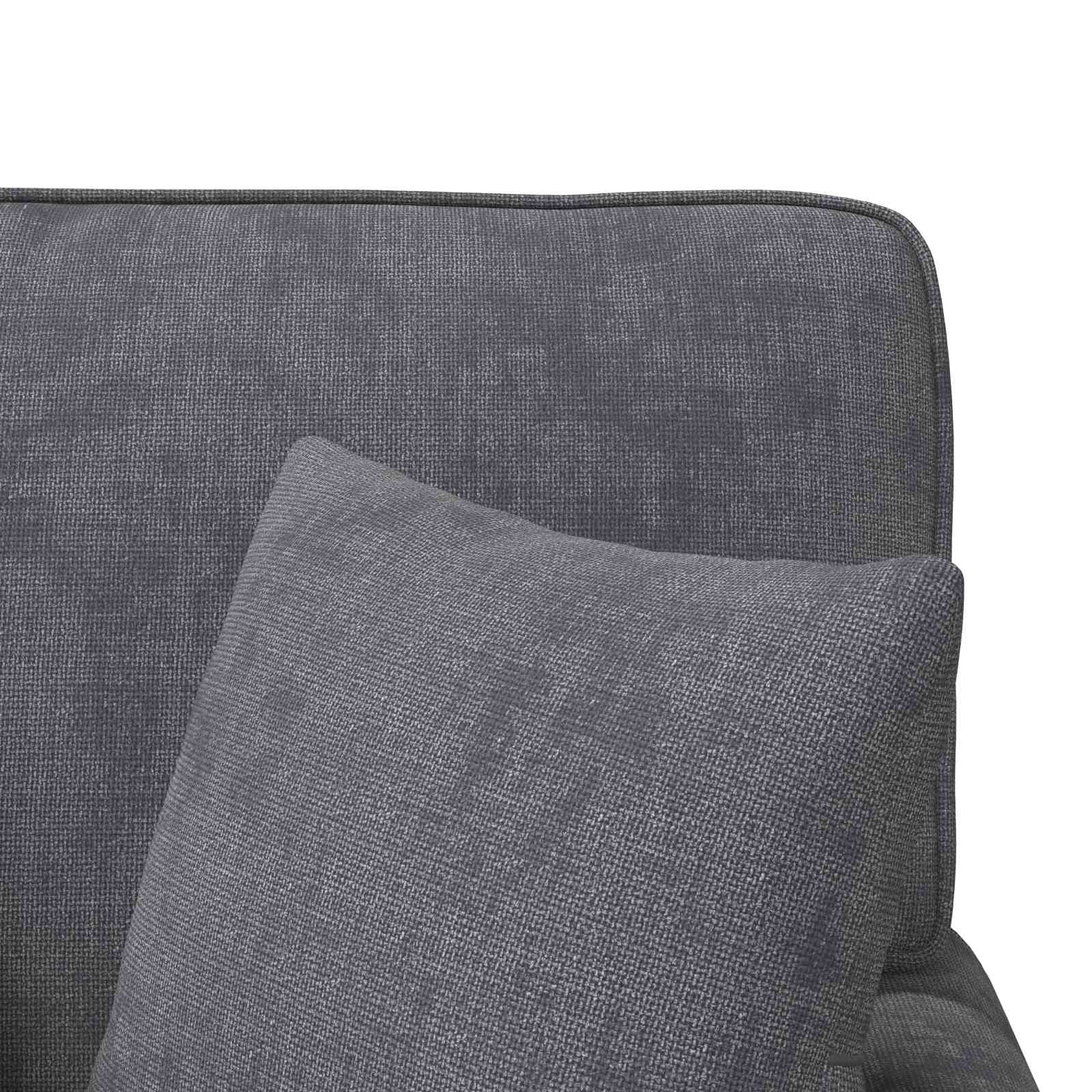 Τσέιζ Λαζού με Φούστα Σκούρο Γκρι 157 x 91 x 91 εκ ARES - Pakobazaar