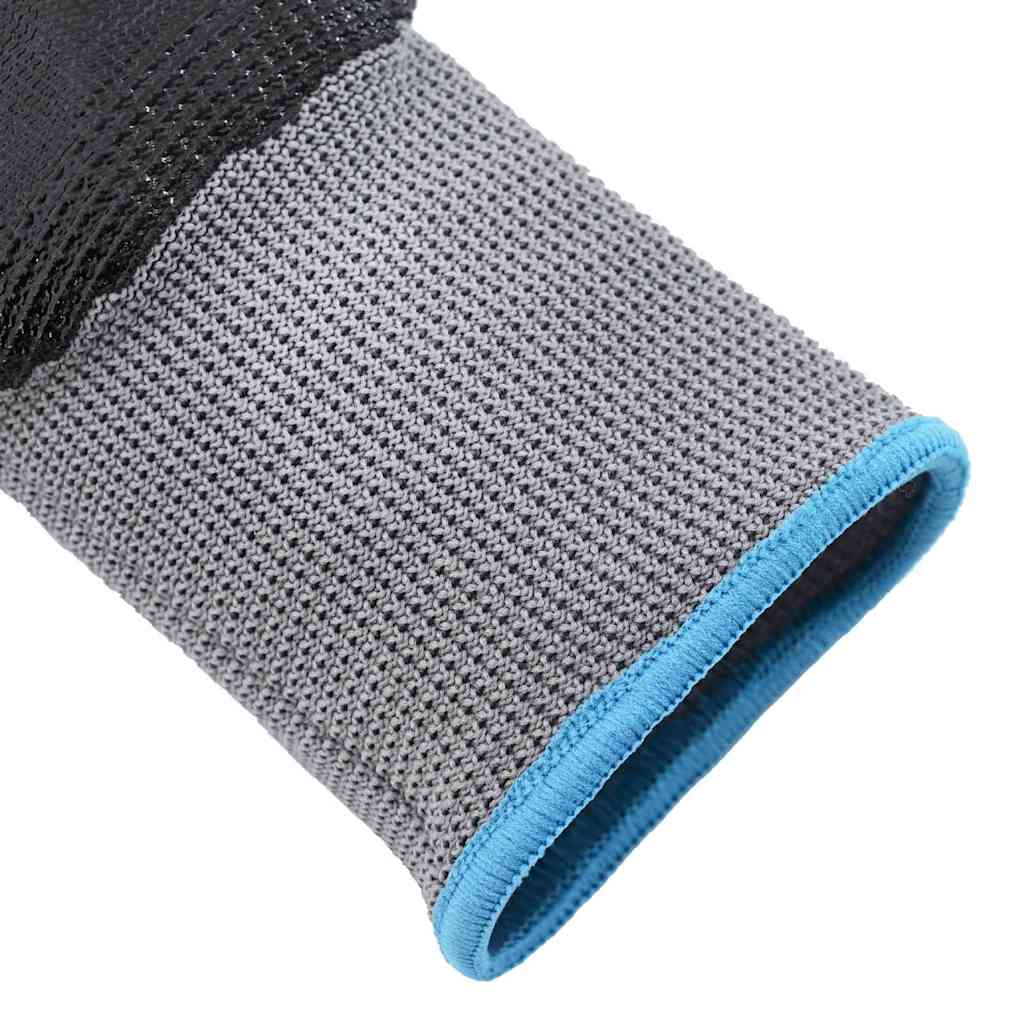 Γάντια Εργασίας 24 pcs Γκρι και Μαύρο 9 / l Πολυεστέρας - Pakobazaar