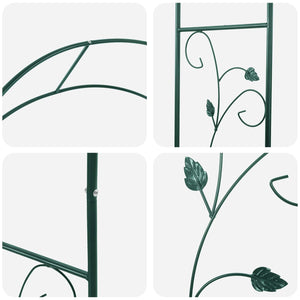 Κήπος Αψίδα Floral Πράσινο 115 x 37 x 231 εκ. - Pakobazaar
