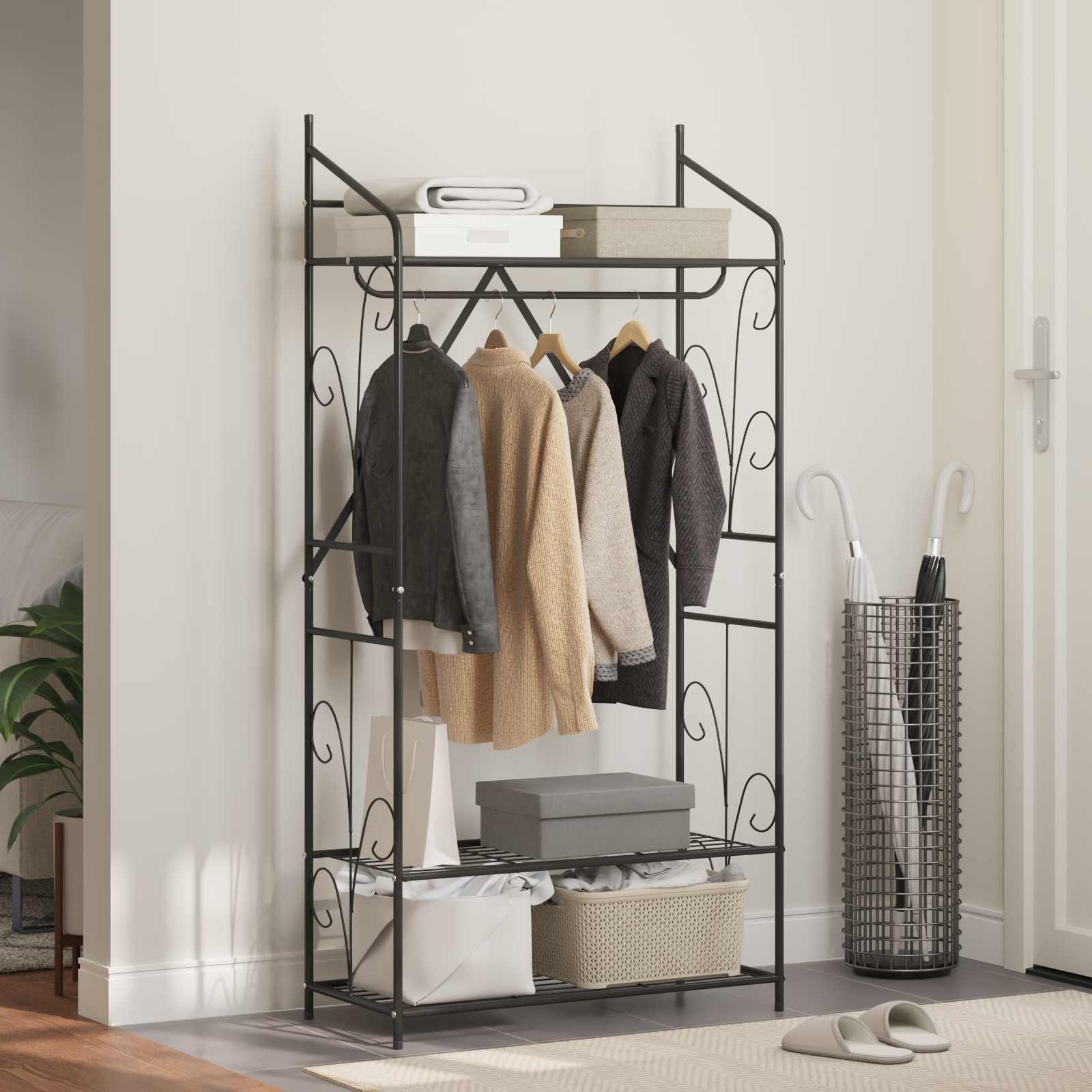 Ανοιχτή Ντουλάπα Μονόχρωμο 78 x 36 x 158 εκ. - Pakobazaar