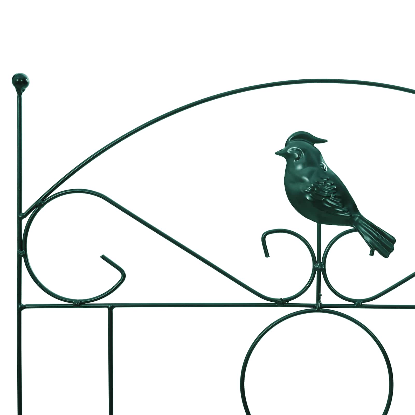 Φράχτης Κήπου 3 pcs Πράσινο 110 x 40 cm Ατσάλι - Pakobazaar