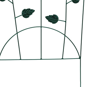 Φράχτης Κήπου 3 pcs Πράσινο 110,5 x 42,5 εκ Ατσάλι - Pakobazaar