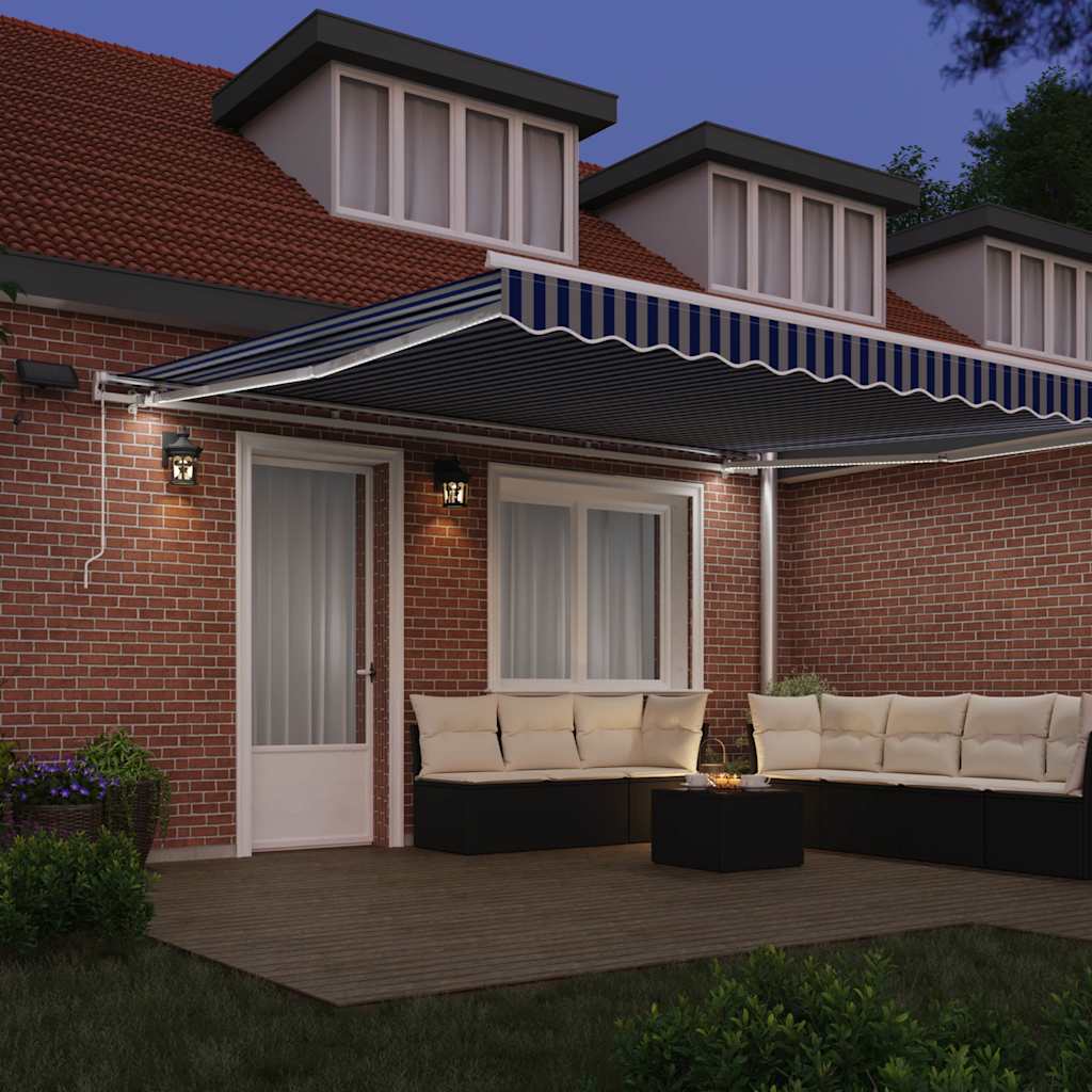 Σκηνίτσα Αναδιπλούμενη Μπλε και άσπρο 500 x 300 εκ - PAKOBAZAAR