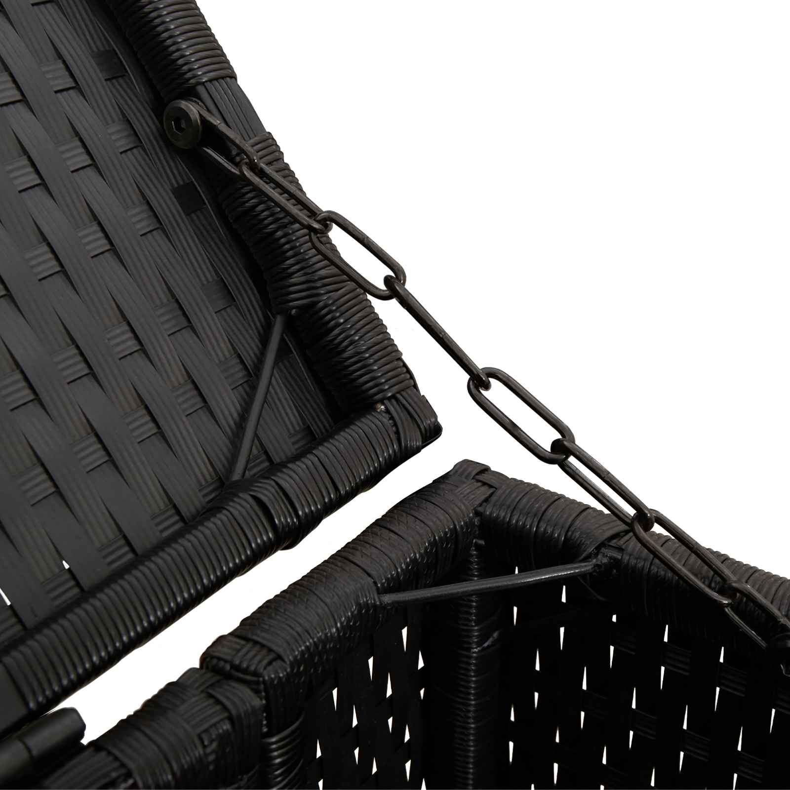 Κουτί Κάδου Σκύλου Μαύρο 65 x 80 x 115 εκ. Πολυαιθυλένιο