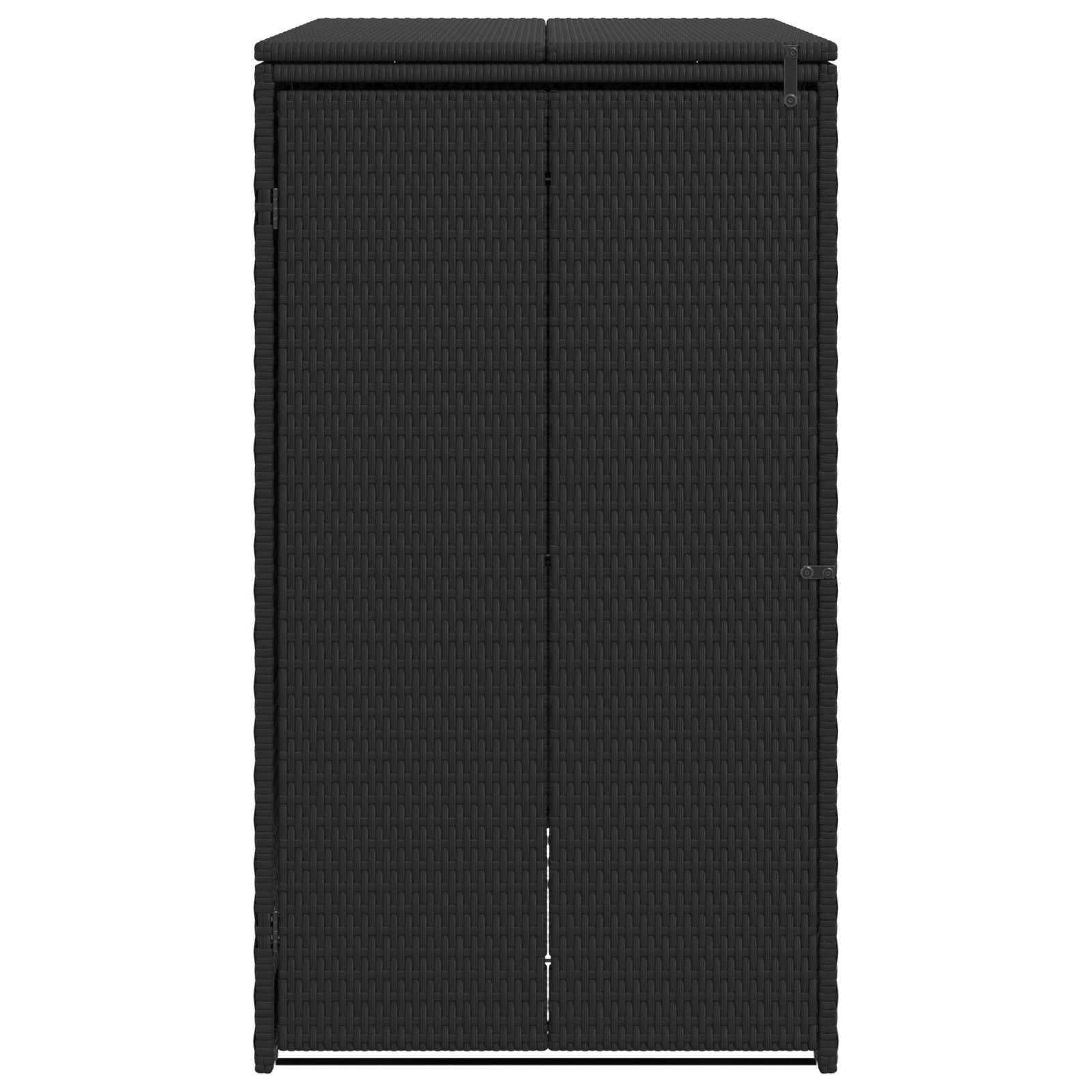 Κουτί Κάδου Σκύλου Μαύρο 65 x 80 x 115 εκ. Πολυαιθυλένιο