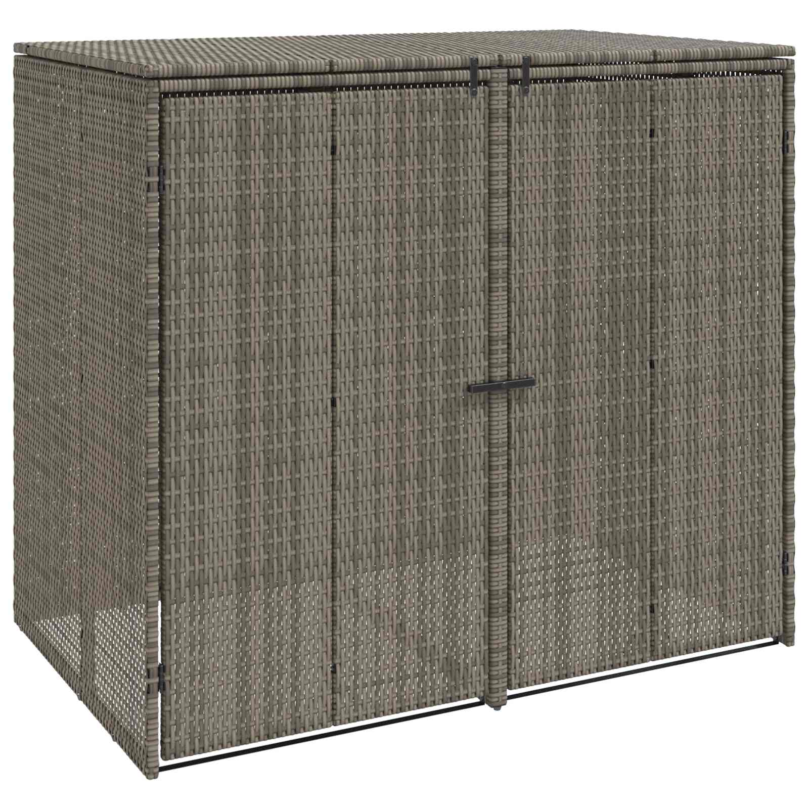 Κουτί Κάδου Σκύλου 2 pcs Γκρι 130 x 80 x 115 εκ. Πολυαιθυλένιο