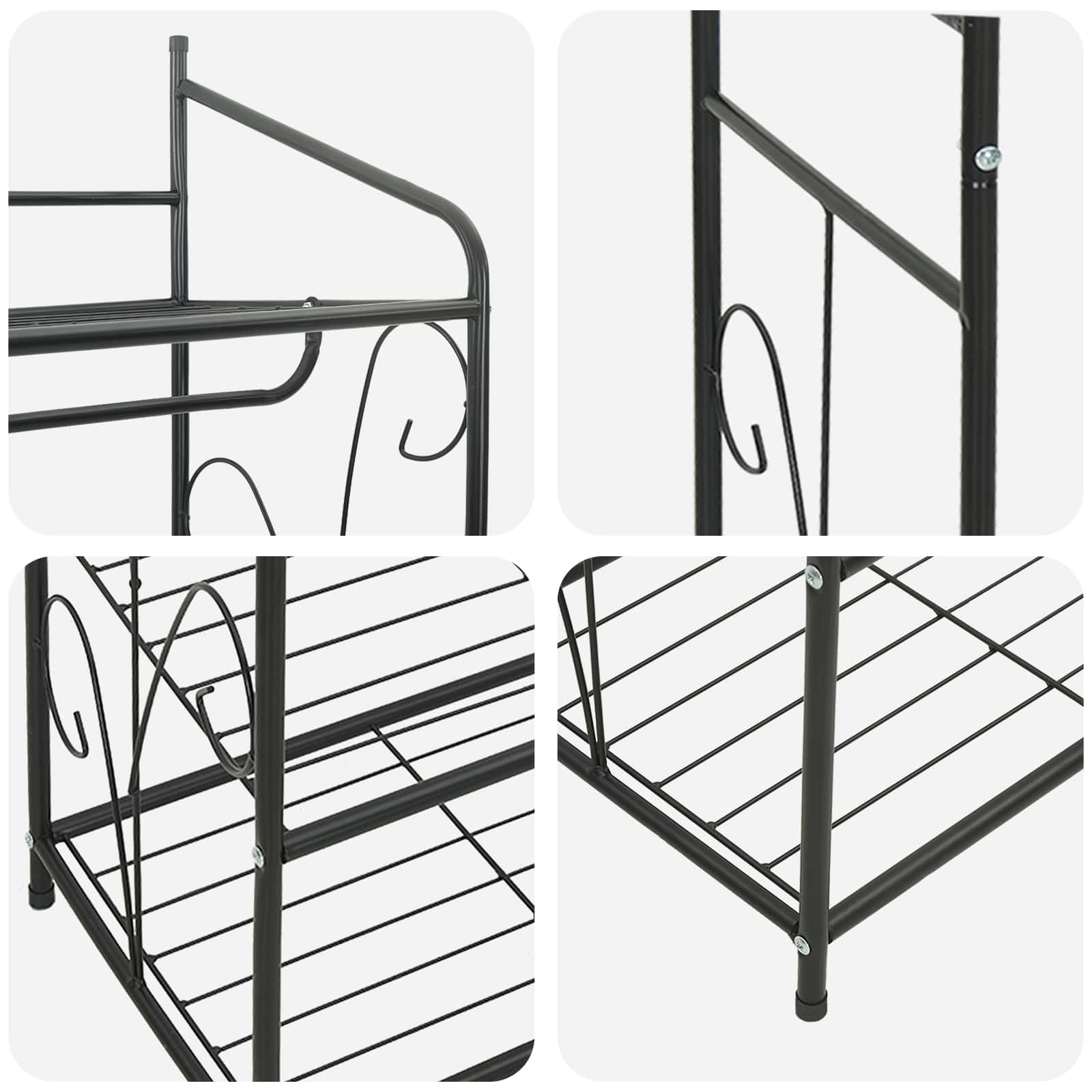 Ανοιχτή Ντουλάπα Μονόχρωμο 2 pcs 78 x 36 x 158 εκ.