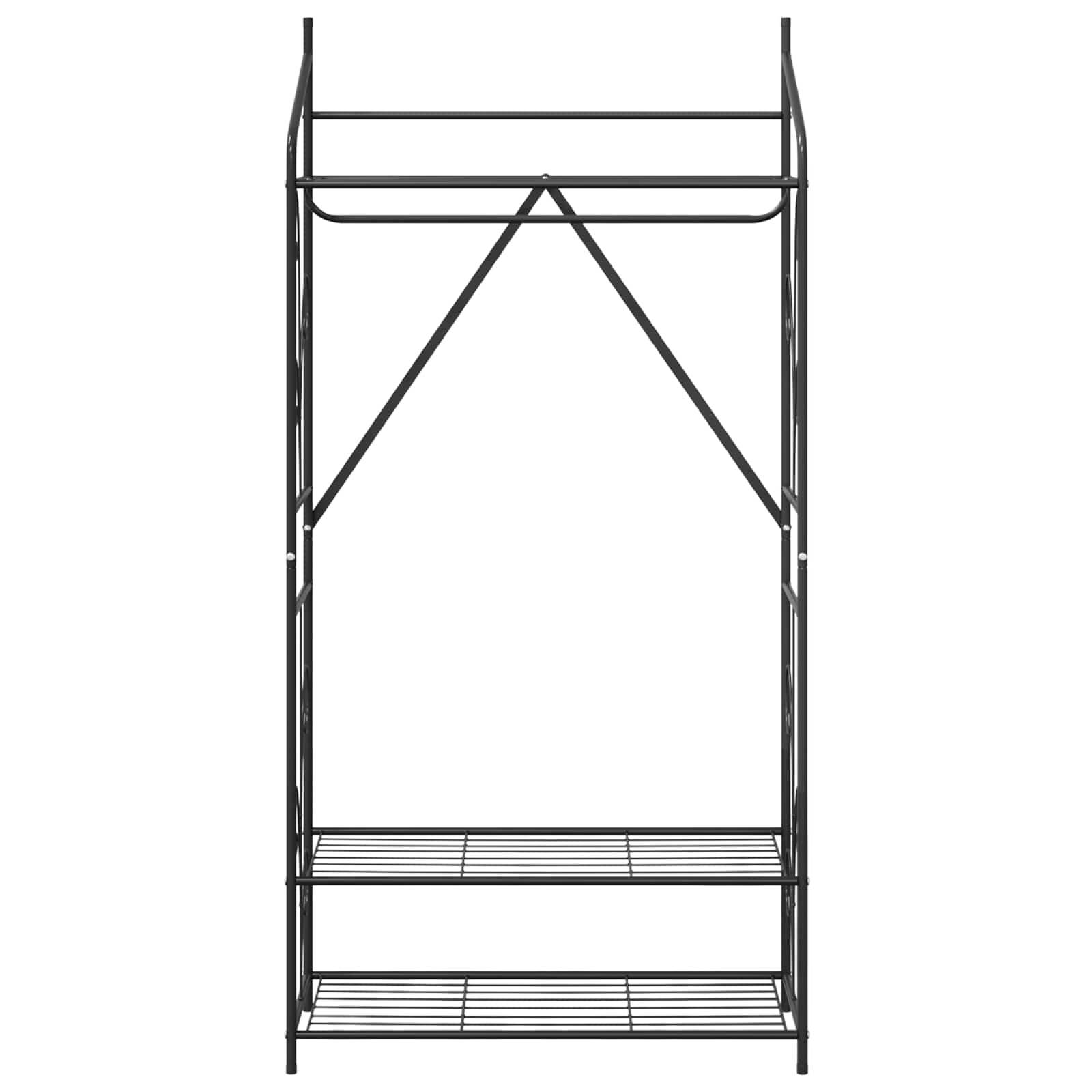 Ανοιχτή Ντουλάπα Μονόχρωμο 2 pcs 78 x 36 x 158 εκ.