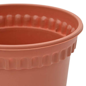 Γλάστρες φυτών 6 pcs Κεραμιδί Ø 12,5 x 10 εκ Πλαστικό - Pakobazaar