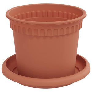 Γλάστρες φυτών 6 pcs Κεραμιδί Ø 12,5 x 10 εκ Πλαστικό - Pakobazaar