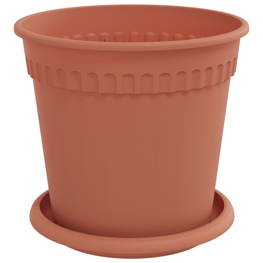 Γλάστρες φυτών 6 pcs Κεραμιδί Ø 17 x 14 εκ Πλαστικό