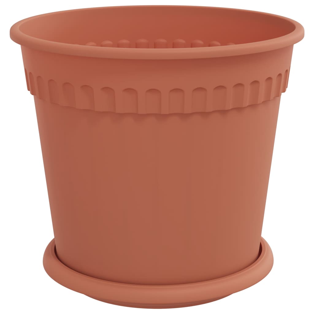 Γλάστρες φυτών 6 pcs Κεραμιδί Ø 19 x 16 εκ Πλαστικό