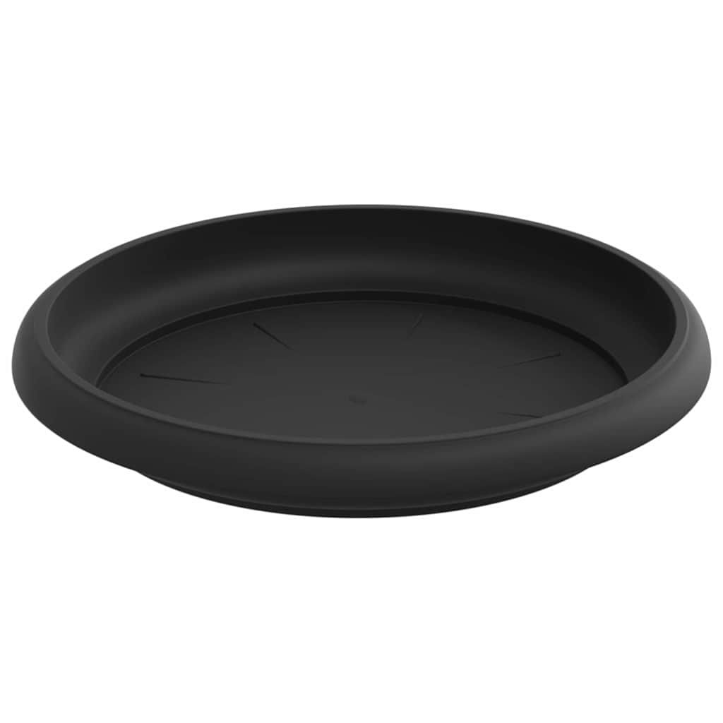 Γλάστρες φυτών 6 pcs Μαύρο Ø 12,5 x 10 εκ Πλαστικό - Pakobazaar
