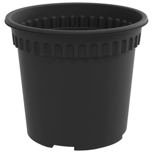 Γλάστρες φυτών 6 pcs Μαύρο Ø 15 x 12 cm Πλαστικό - Pakobazaar