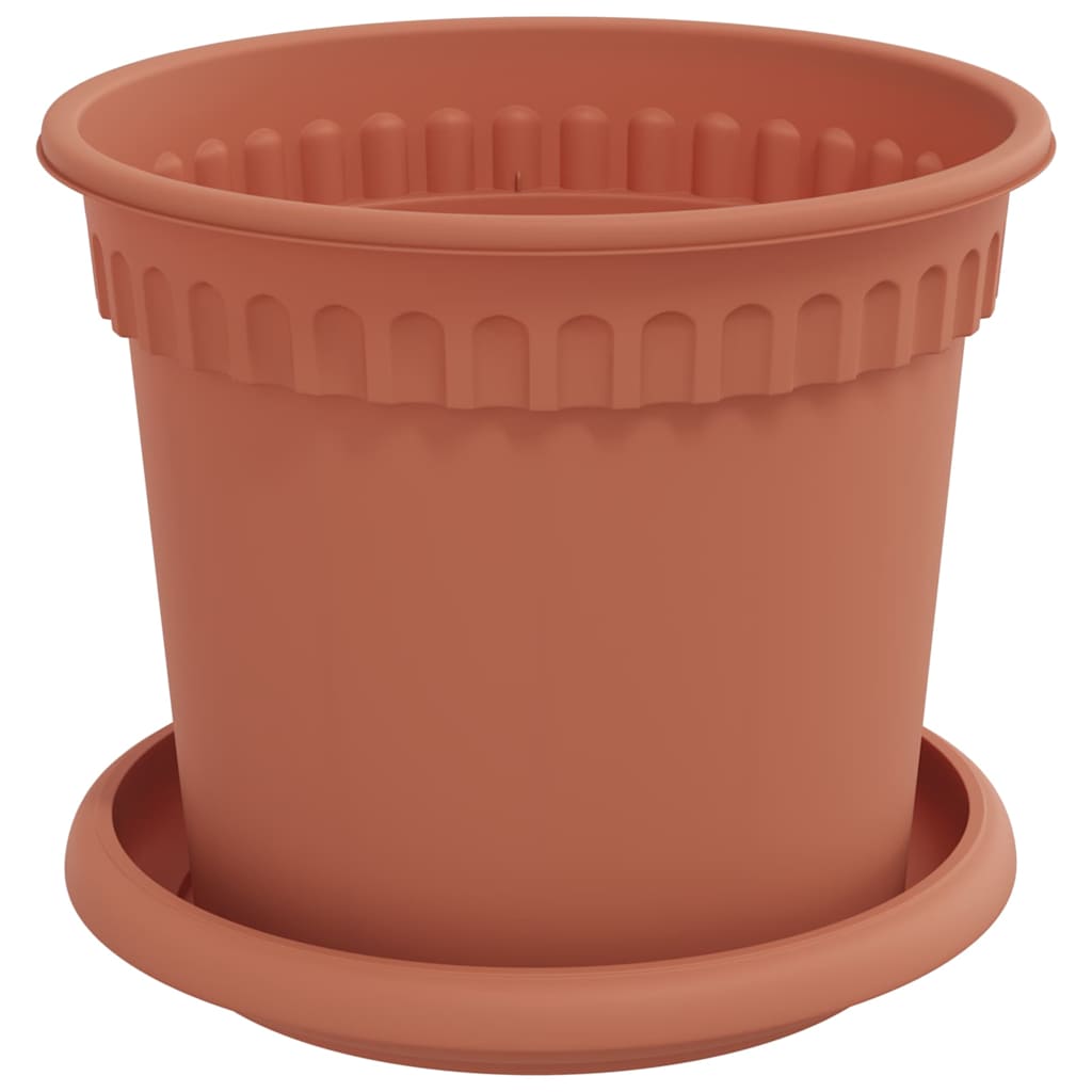 Γλάστρες φυτών 24 pcs Κεραμιδί Ø 15 x 12 cm Πλαστικό
