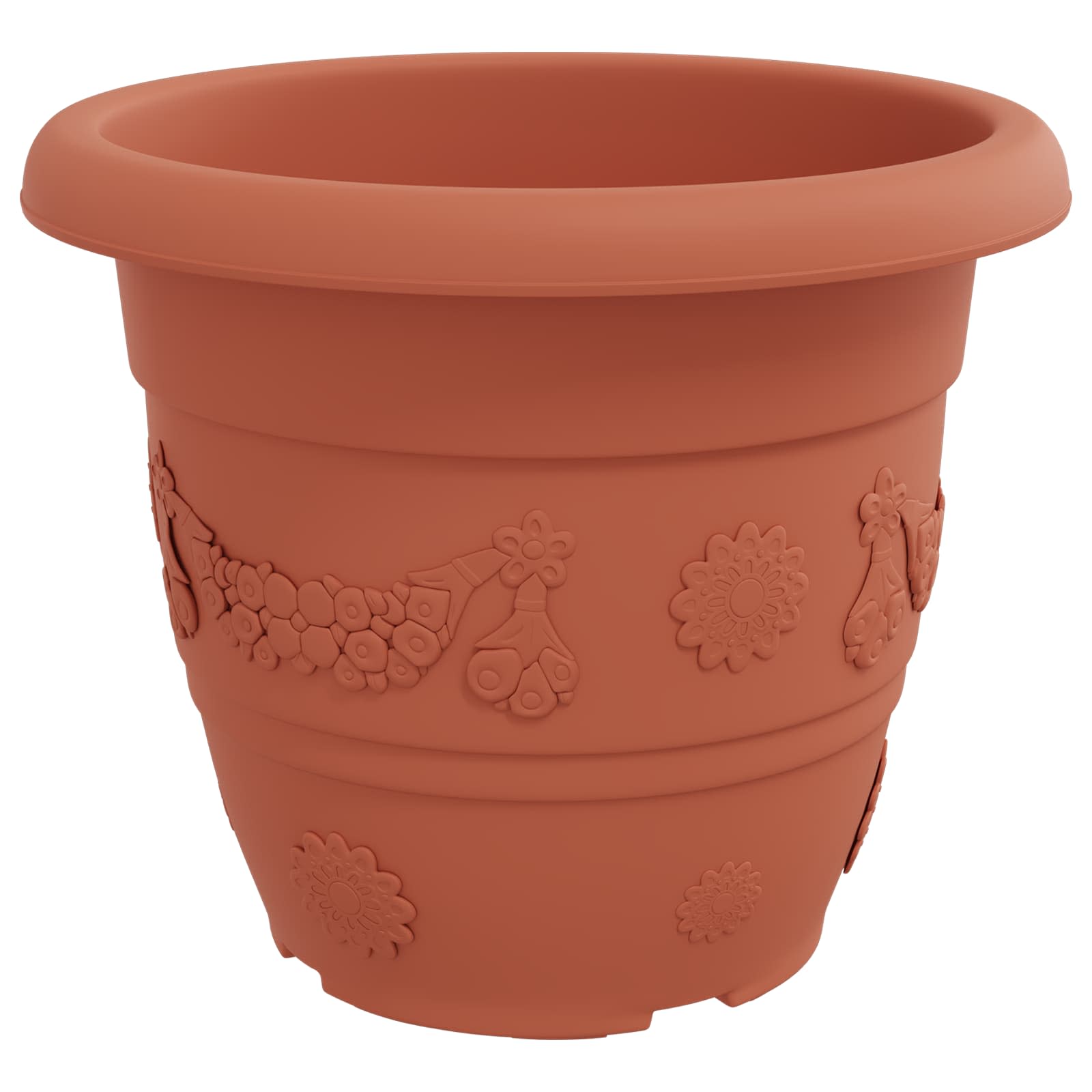 Γλάστρες φυτών 24 pcs Κεραμιδί Ø 26 x 21.5 εκ Πλαστικό - Pakobazaar