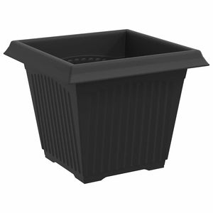 Γλάστρες φυτών 24 pcs Μαύρο 20 x 20 x 16 εκ Πλαστικό - Pakobazaar