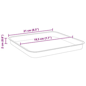 Γλάστρες φυτών 24 pcs Μαύρο 28,5 x 28,5 x 22 εκ Πλαστικό - Pakobazaar