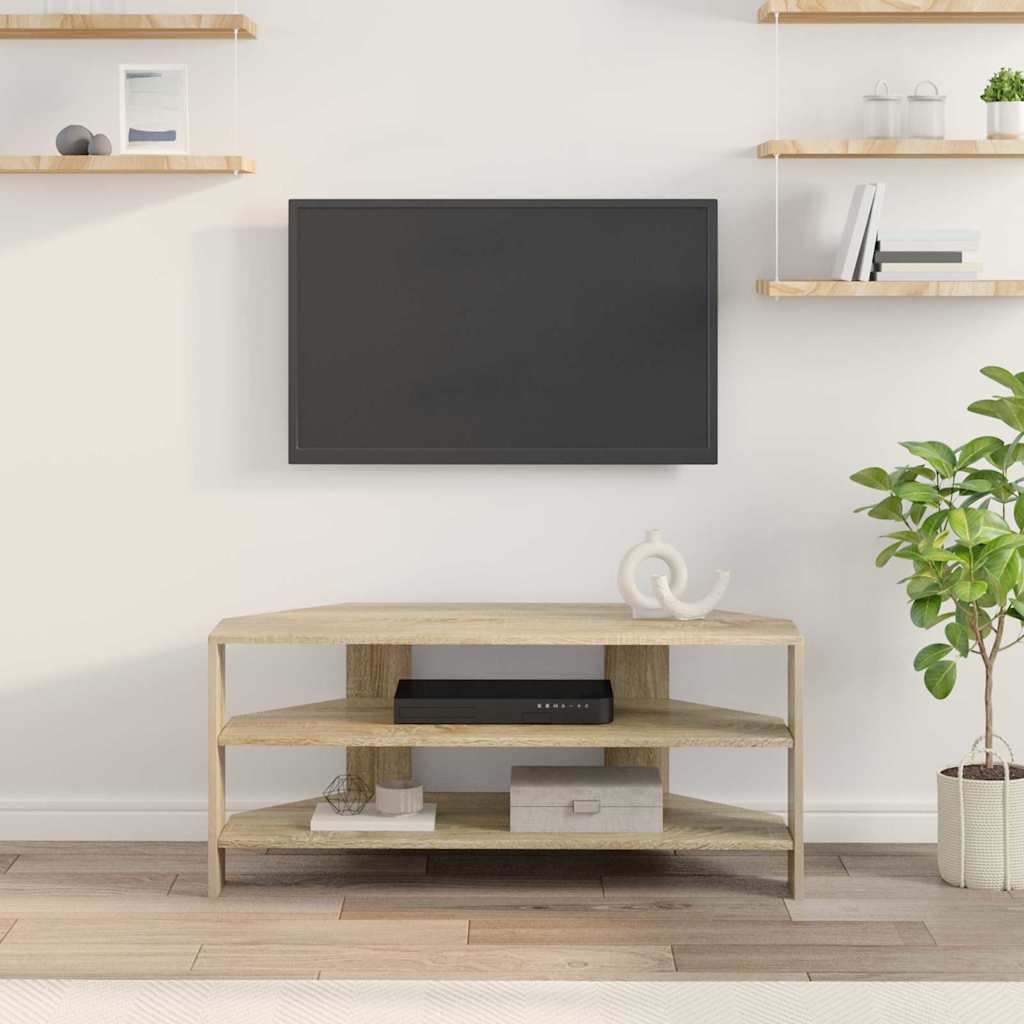 ΓωνιακήΒάσηΤηλεόρασης Δρύς Sonoma 102x40,5x45εκ