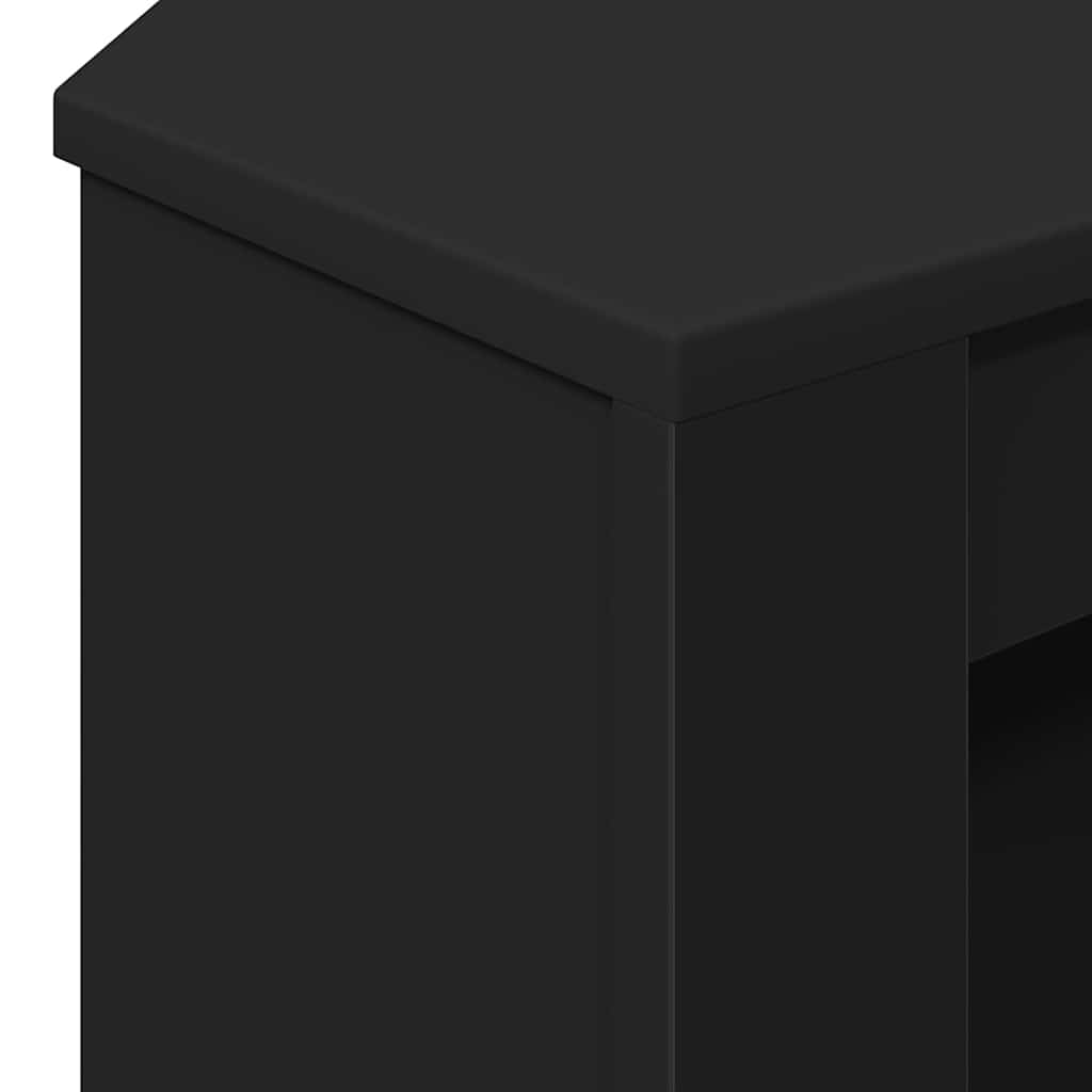 ΓωνιακήΒάσηΤηλεόρασης Μαύρο 102 x 40,5 x 45 εκ - Pakobazaar