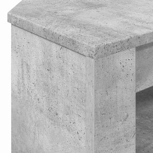 ΓωνιακήΒάσηΤηλεόρασης 102 x 40,5 x 45 εκ Σκυρόδεμα Γκρι