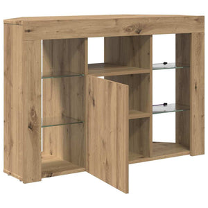 Γωνιακός LED Τηλεοπτικός Κάμπινγκ 100x40x68εκ. Artisan Oak