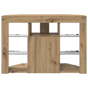 Γωνιακός LED Τηλεοπτικός Κάμπινγκ 100x40x68εκ. Artisan Oak