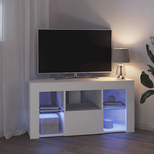 Γωνιακός LED Τηλεοπτικός Κάμπινγκ Λευκό 100 x 40 x 50 cm - Pakobazaar