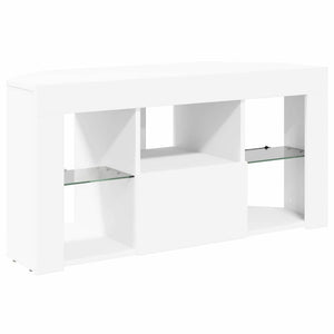 Γωνιακός LED Τηλεοπτικός Κάμπινγκ Λευκό 100 x 40 x 50 cm - Pakobazaar