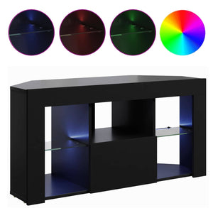 Γωνιακός LED Τηλεοπτικός Κάμπινγκ Μαύρο 100 x 40 x 50 cm - Pakobazaar