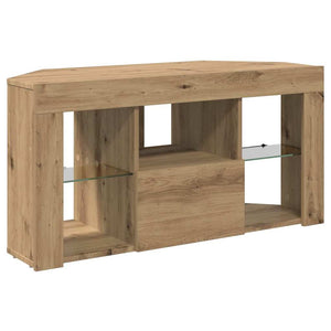 Γωνιακός LED Τηλεοπτικός Κάμπινγκ 100 x 40 x 50 cm Artisan Oak