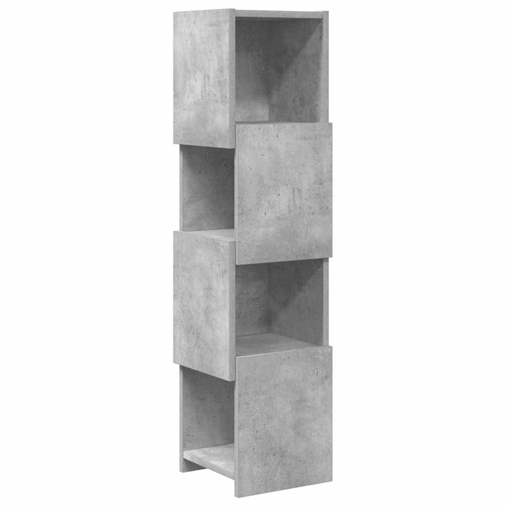 Γωνιακό Ντουλάπι Σκυρόδεμα Γκρι 25,5x25x102εκ - Pakobazaar