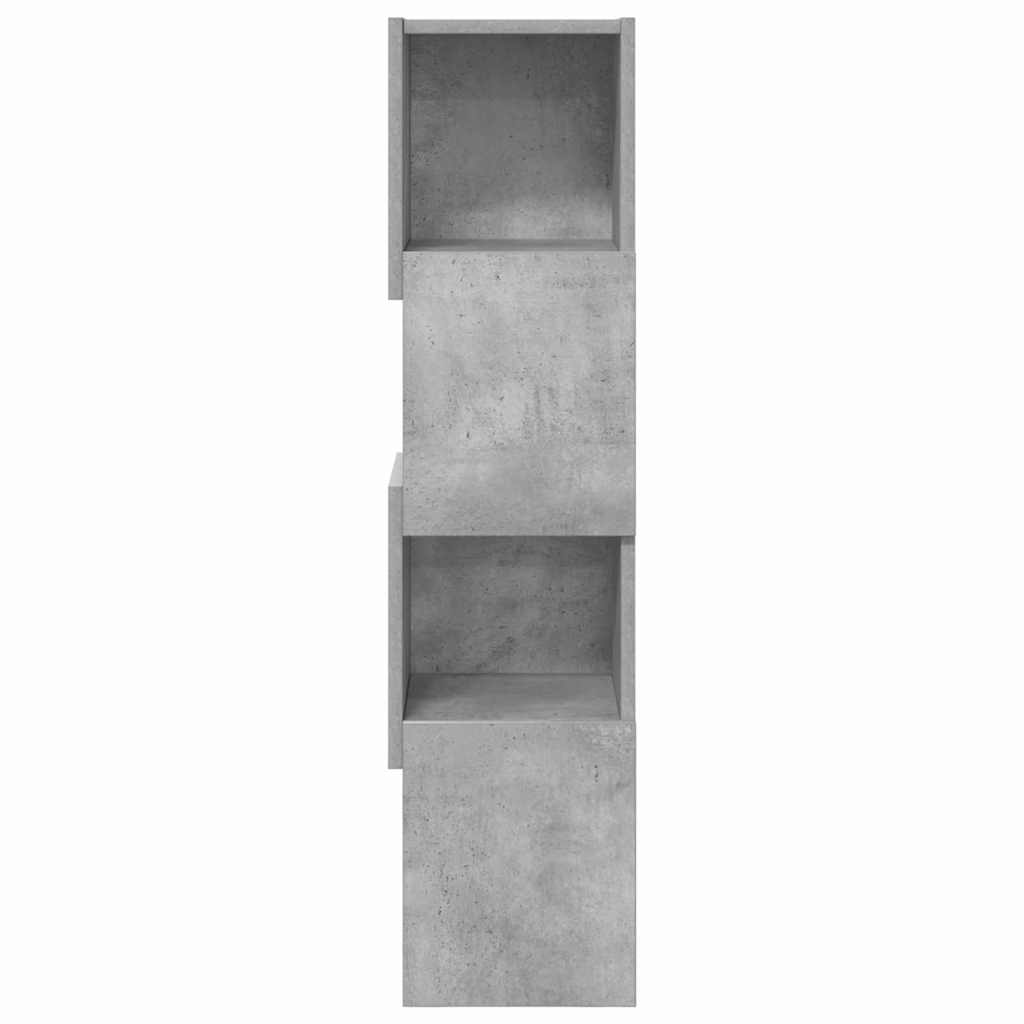 Γωνιακό Ντουλάπι Σκυρόδεμα Γκρι 25,5x25x102εκ - Pakobazaar