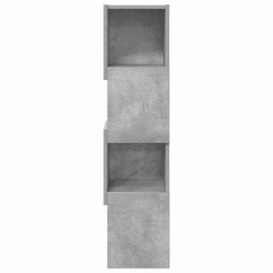 Γωνιακό Ντουλάπι Σκυρόδεμα Γκρι 25,5x25x102εκ - Pakobazaar